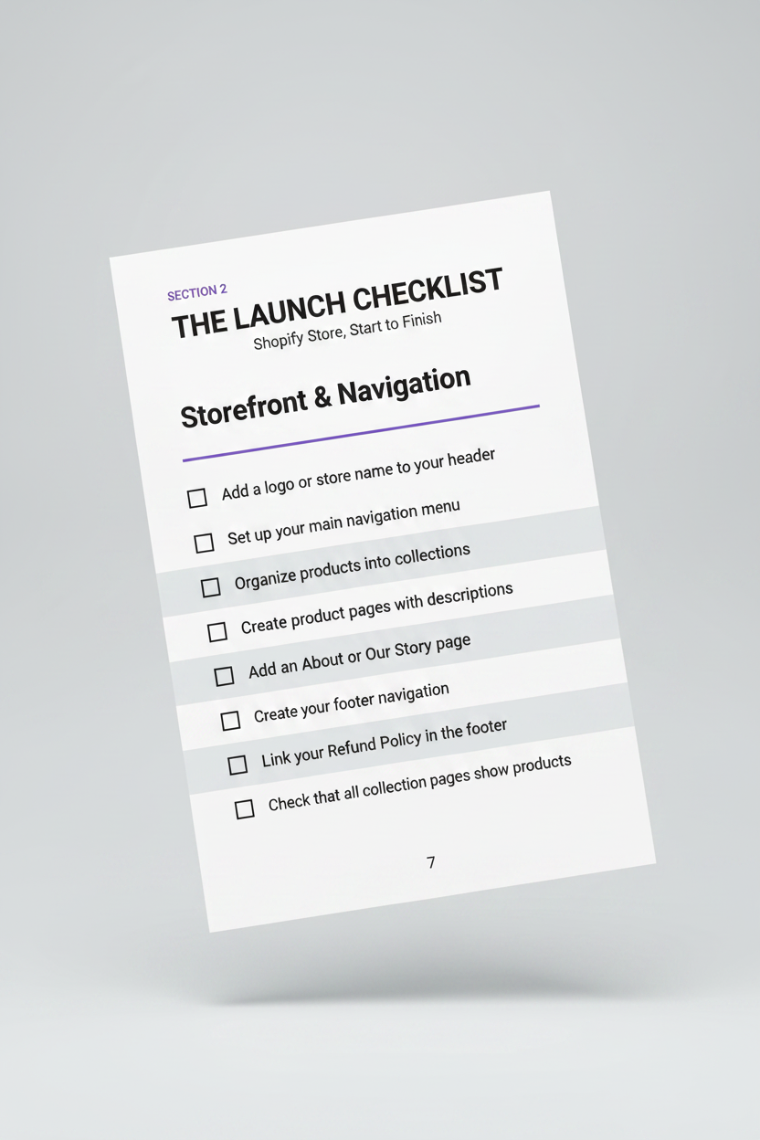Checklist Preview — The Launch Checklist