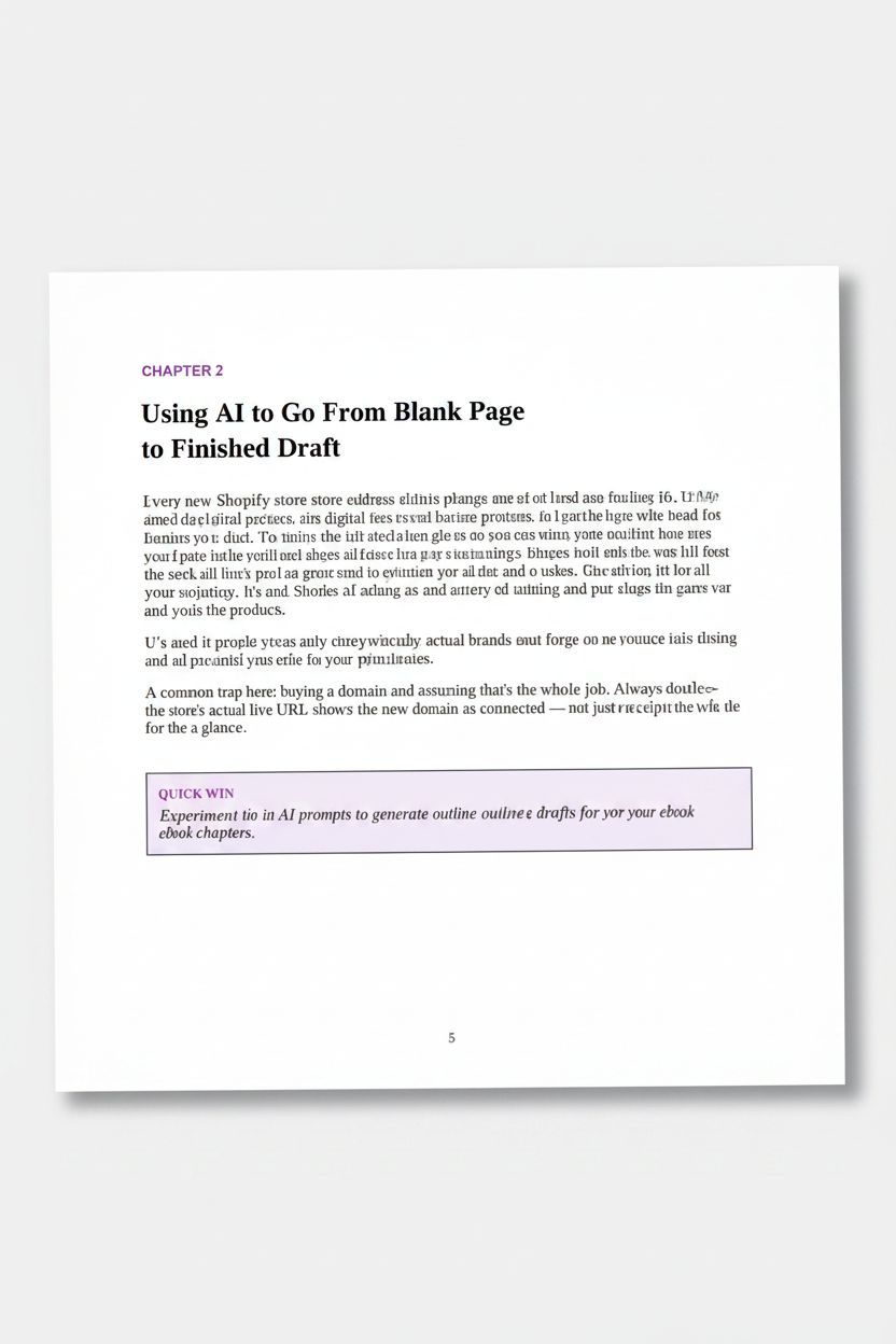 Interior Page — Sell Digital Downloads with AI