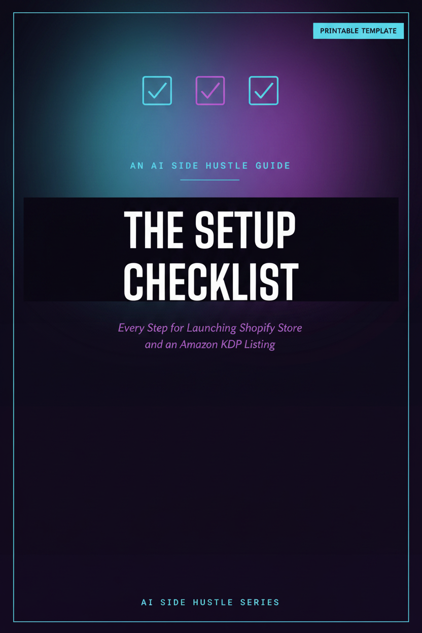 The Setup Checklist Cover — Clean